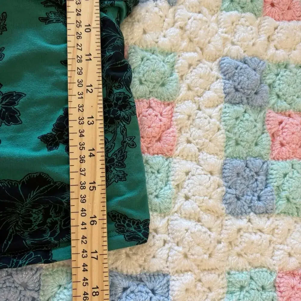 Free People Camisole Size XS Green Black Floral Print Tank Top